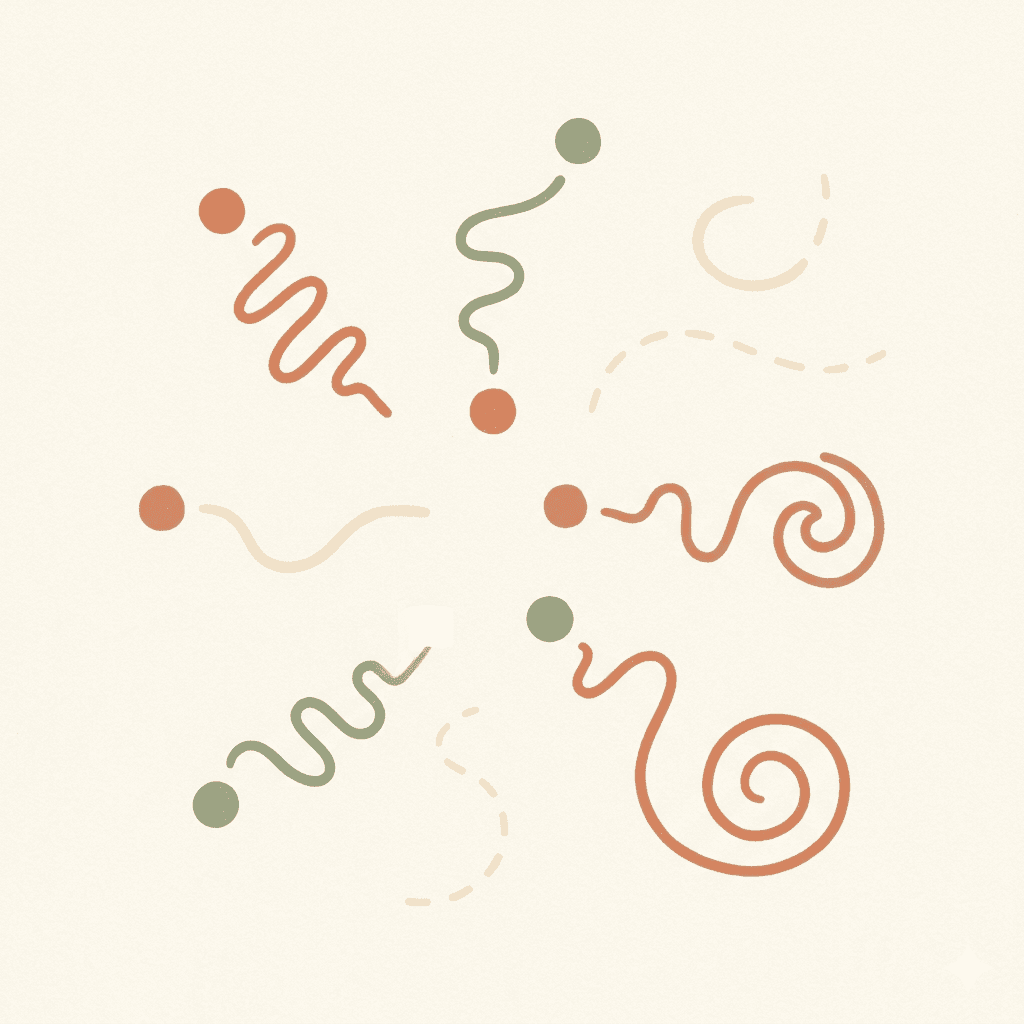 Abstract illustration representing the search for a practice partner